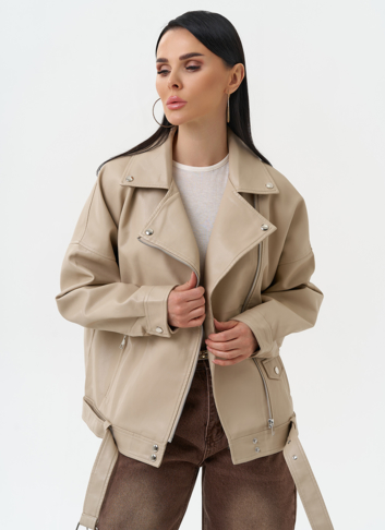 Женская куртка косуха из эко кожи