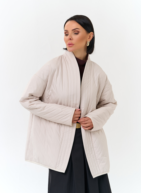 Женская куртка кимоно с поясом