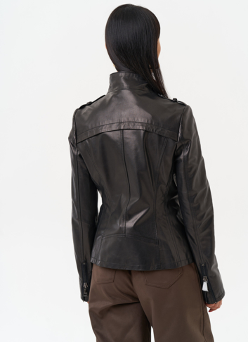 Женская кожаная куртка