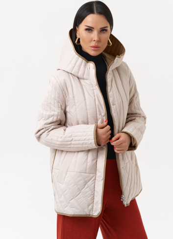 Женская утепленная куртка с капюшоном