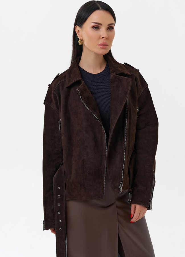 Куртка женская из замши модель № 29920 универмаг малина