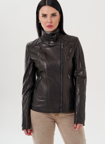 Женская кожаная куртка