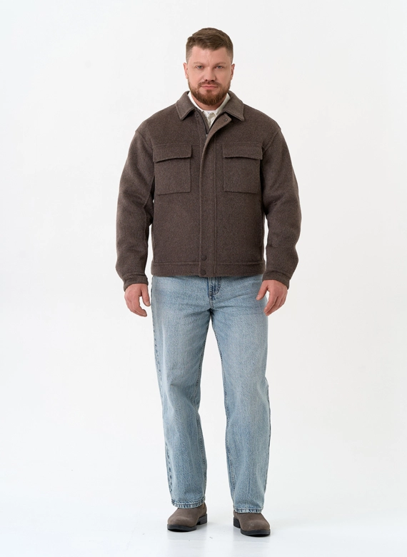 Мужское укороченное пальто