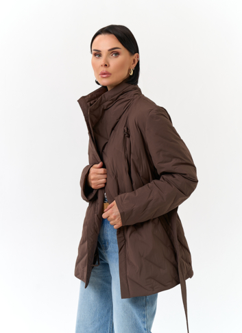 Женская куртка с поясом