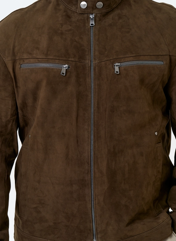 Мужская куртка из натуральной замши