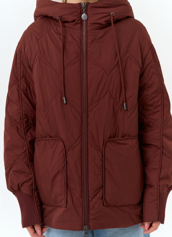 Женская куртка с капюшоном