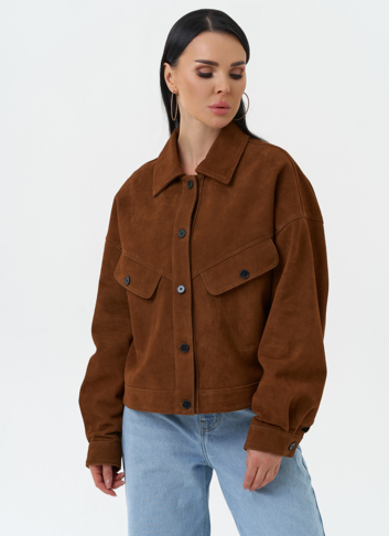 Женская куртка из натуральной замши