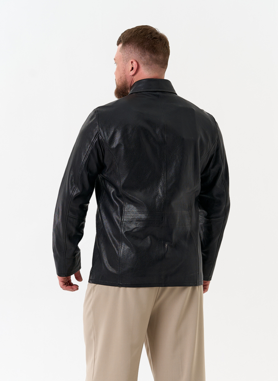 Мужская куртка из натуральной кожи